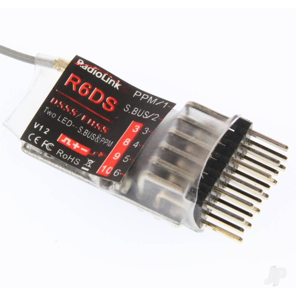 R6DS 2.4GHz 10-Channel Receiver image_JP-RLKR101003