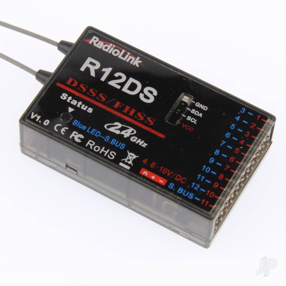 R12DS 2.4GHz 12-Channel Receiver image_JP-RLKR121001