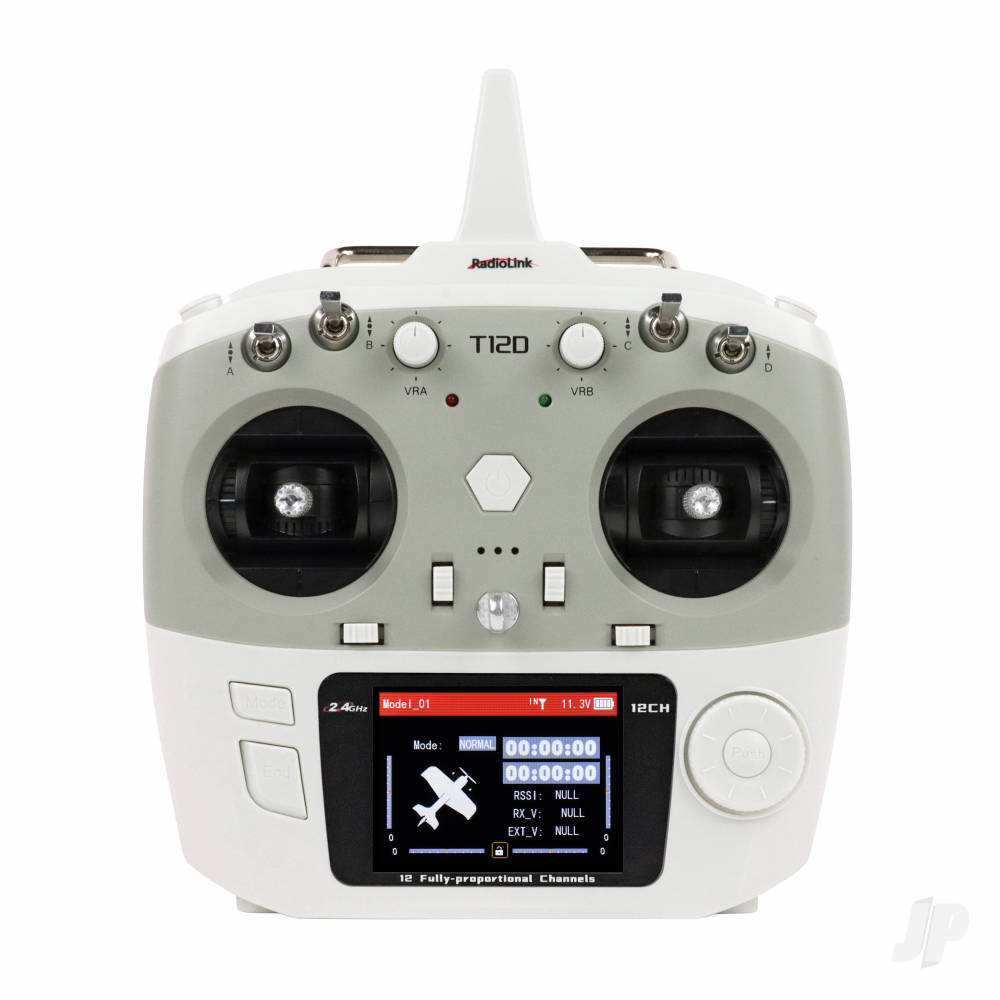 T12D 2.4GHz 12-Channel Transmitter with R12F Receiver (Mode 2) image_JP-RLKT121011