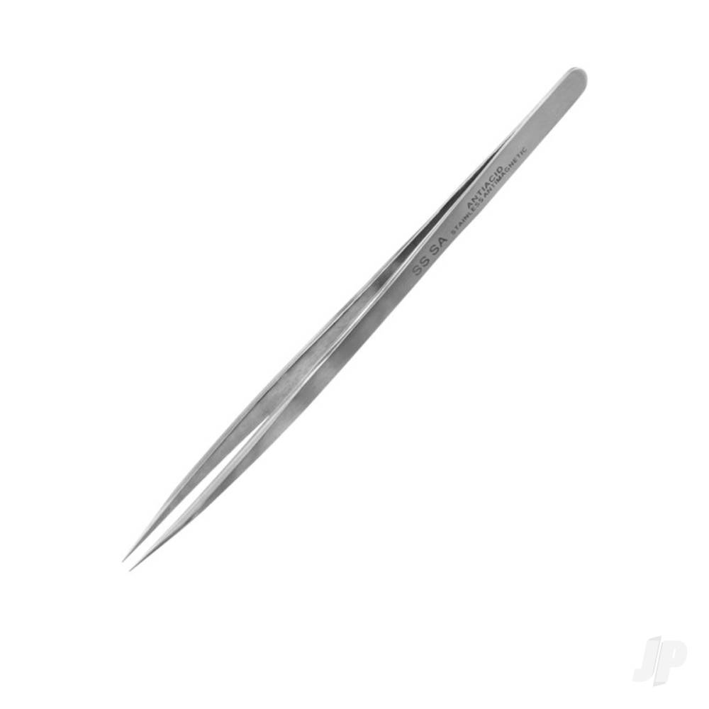 Very Fine Stainless Steel Tweezers (120mm) (PTW2185/Ss) image_JP-SHSPTW2185-SS