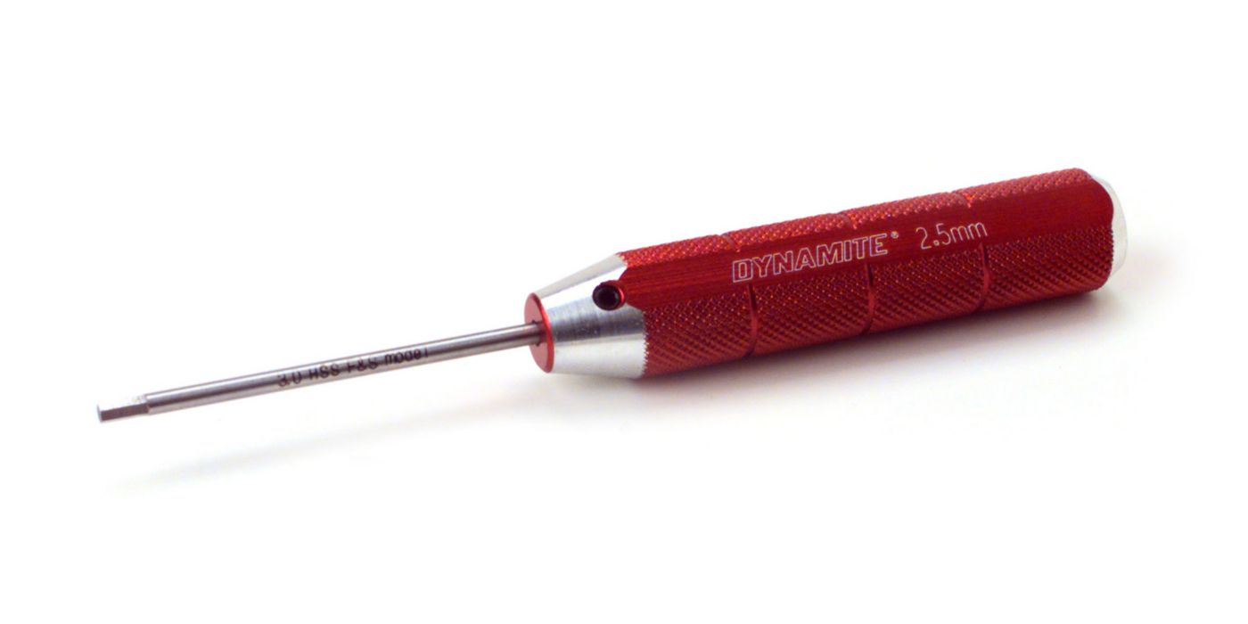 Machined Hex Driver Machined Hex Driver, Red: 2.5mm - Image 1