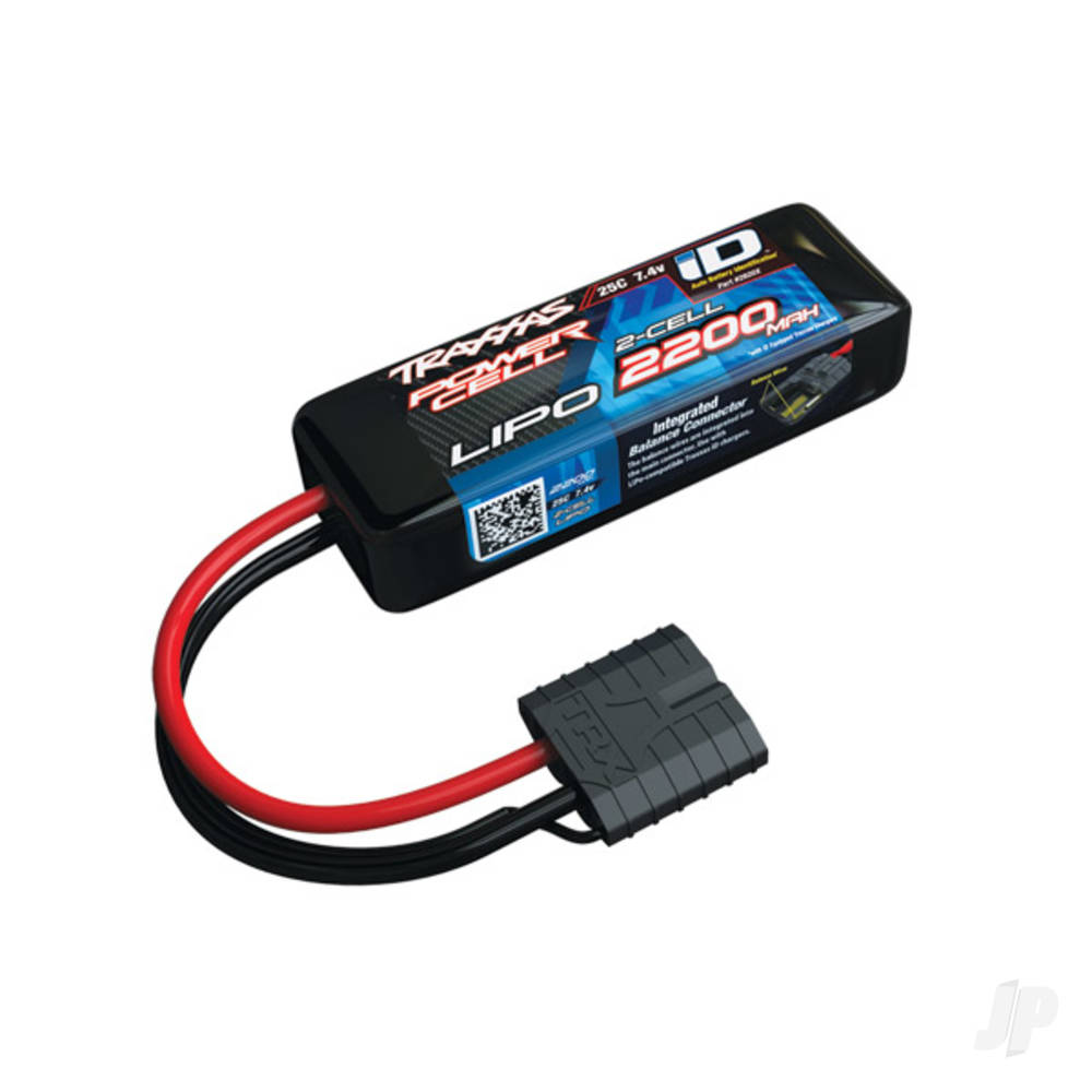 LiPo 2S 2200mAh 7.4V 25C iD Power Cell Battery image_JP-TRX2820X