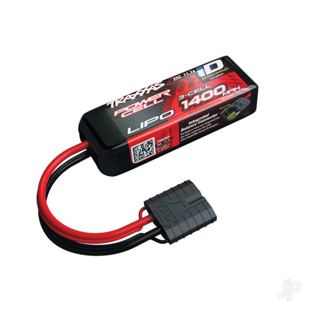 LiPo 3S 1400mAh 11.1V 25C iD Power Cell Battery image_JP-TRX2823X