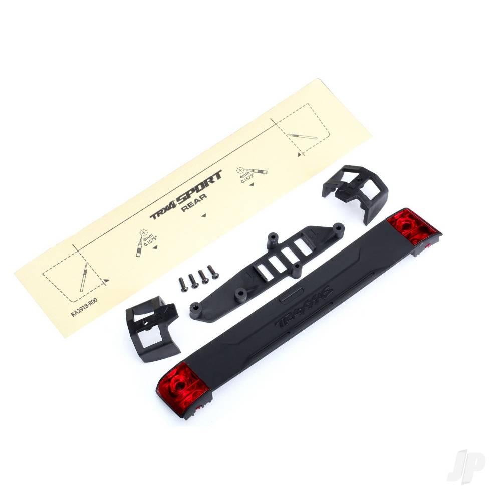 Tailgate panel / tailgate retainers (2 pcs) / tailgate mount / tail light lens (2 pcs) (left & right) / 2.5x8 BCS (4 pcs) (fits #8111 or #8112 Body) image_JP-TRX8117