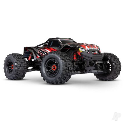 Maxx VXL 1:10 4X4 RTR Monster Truck, Red (+ TQi 2-ch, VXL-4S, Velineon 540XL, TSM, WideMaxx, Clipless Body)