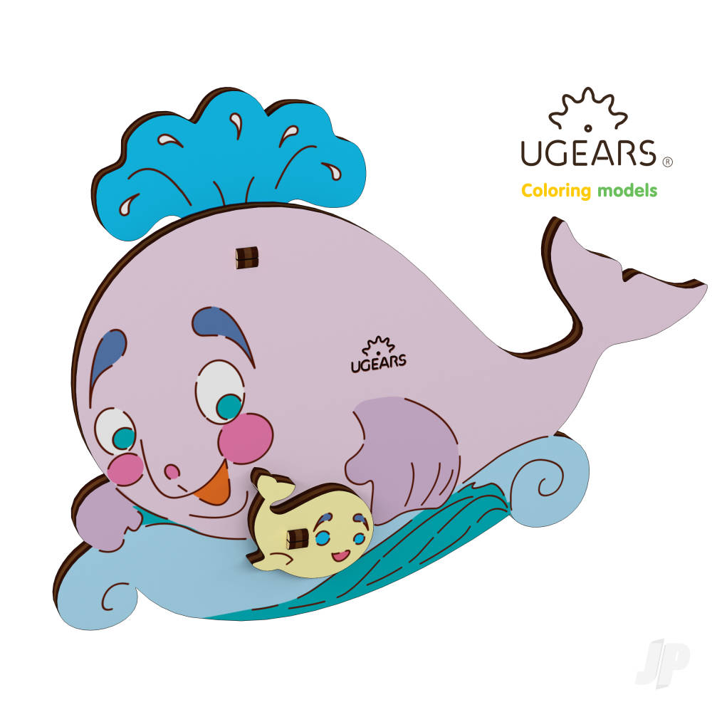 3D Colouring Model Whale image_JP-UGR10005
