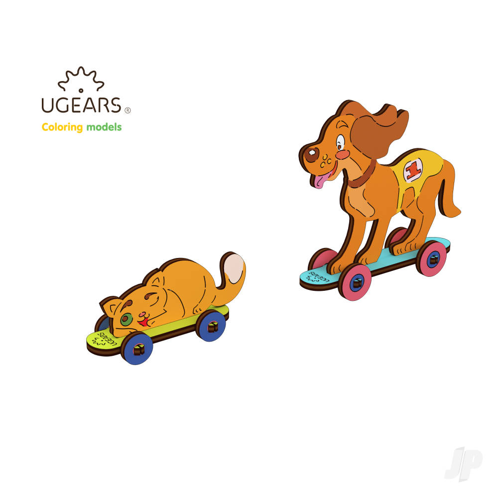 3D Colouring Model Kitty & Puppy image_JP-UGR20004
