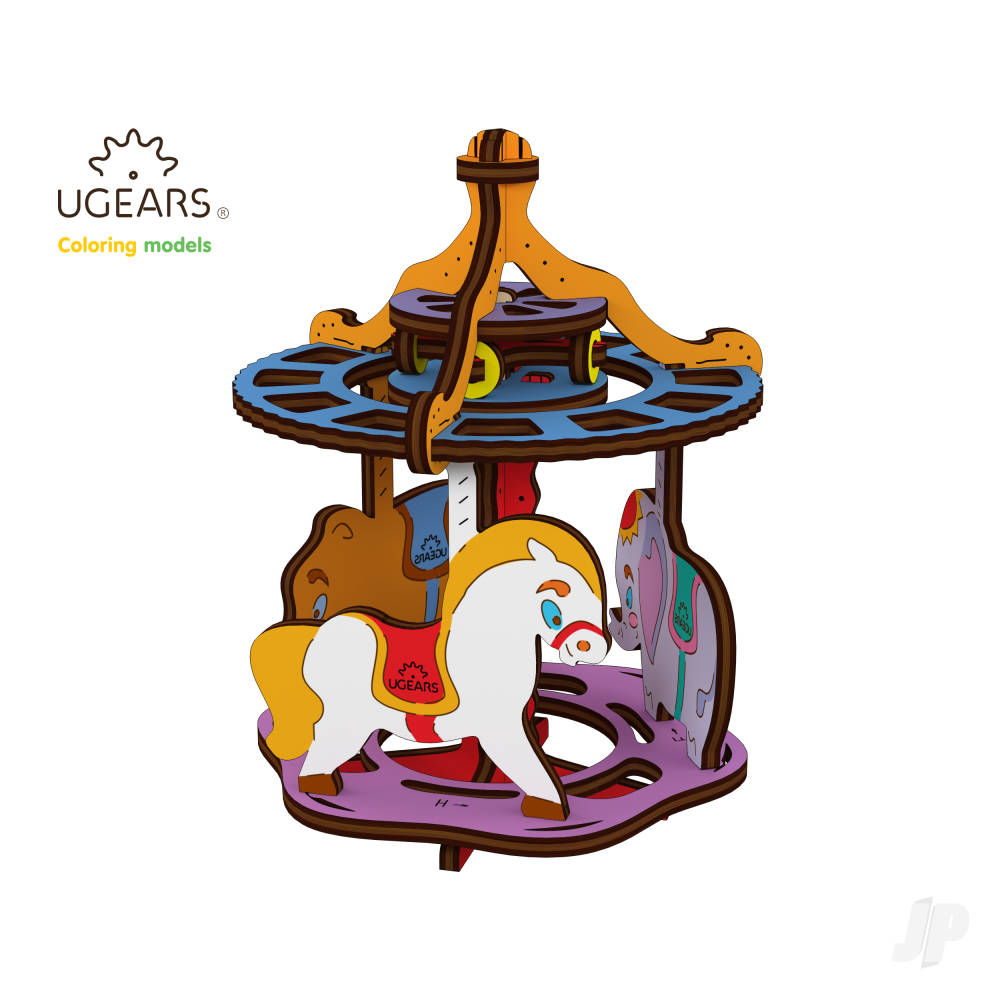 3D Colouring Model Merry-go-round image_JP-UGR30005