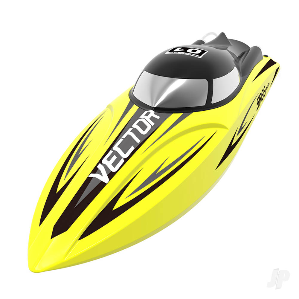 Vector SR65 Brushless ARTR Racing Boat (Yellow) (No Battery or Charger) image_JP-VOL79205AY