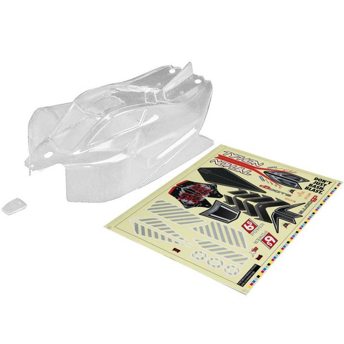 Body Clear W/ Decals Typhon 6S BLX - Image 1