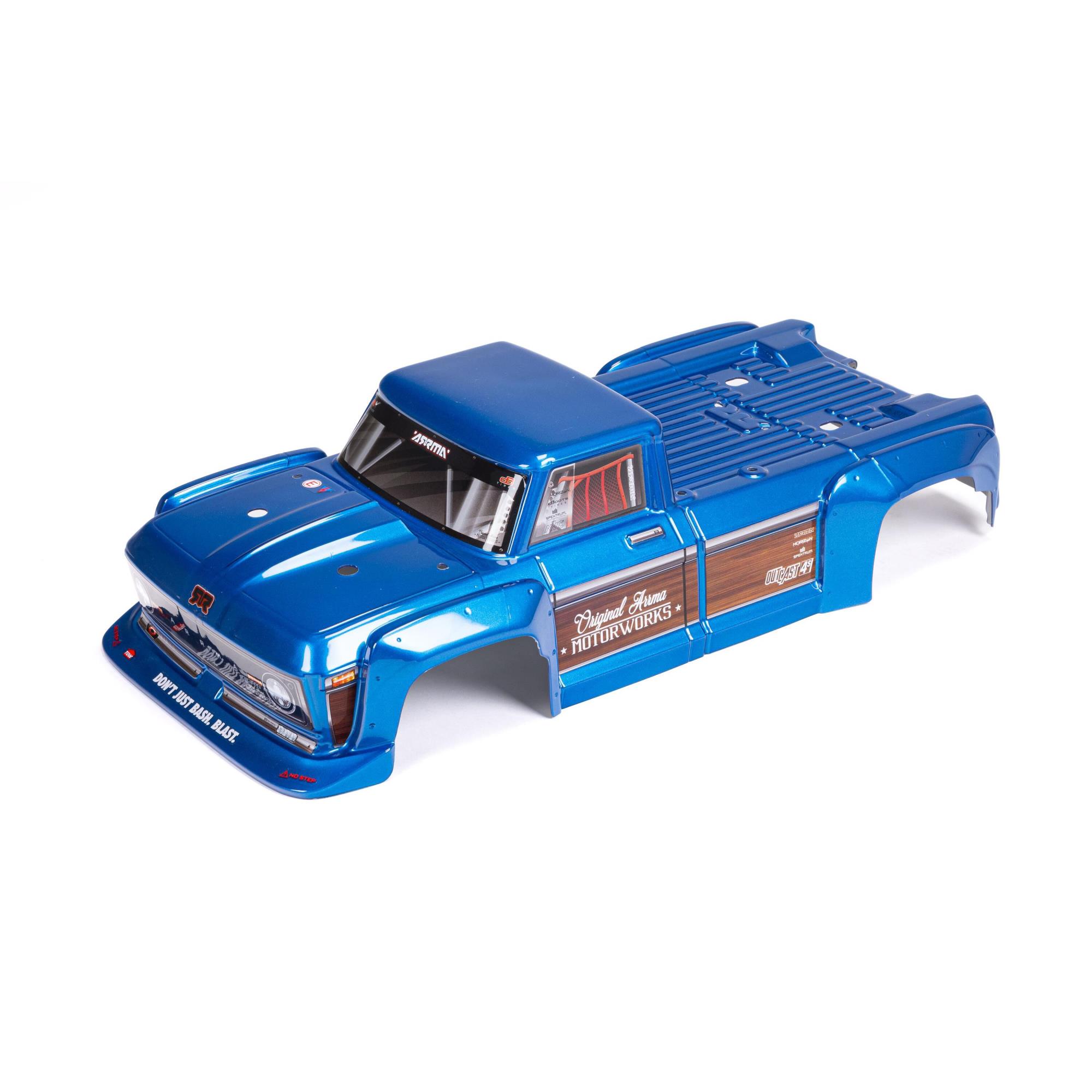 1/10 Painted Body 1/10 Painted Body, Blue: OUTCAST 4X4 4S BLX - Image 1
