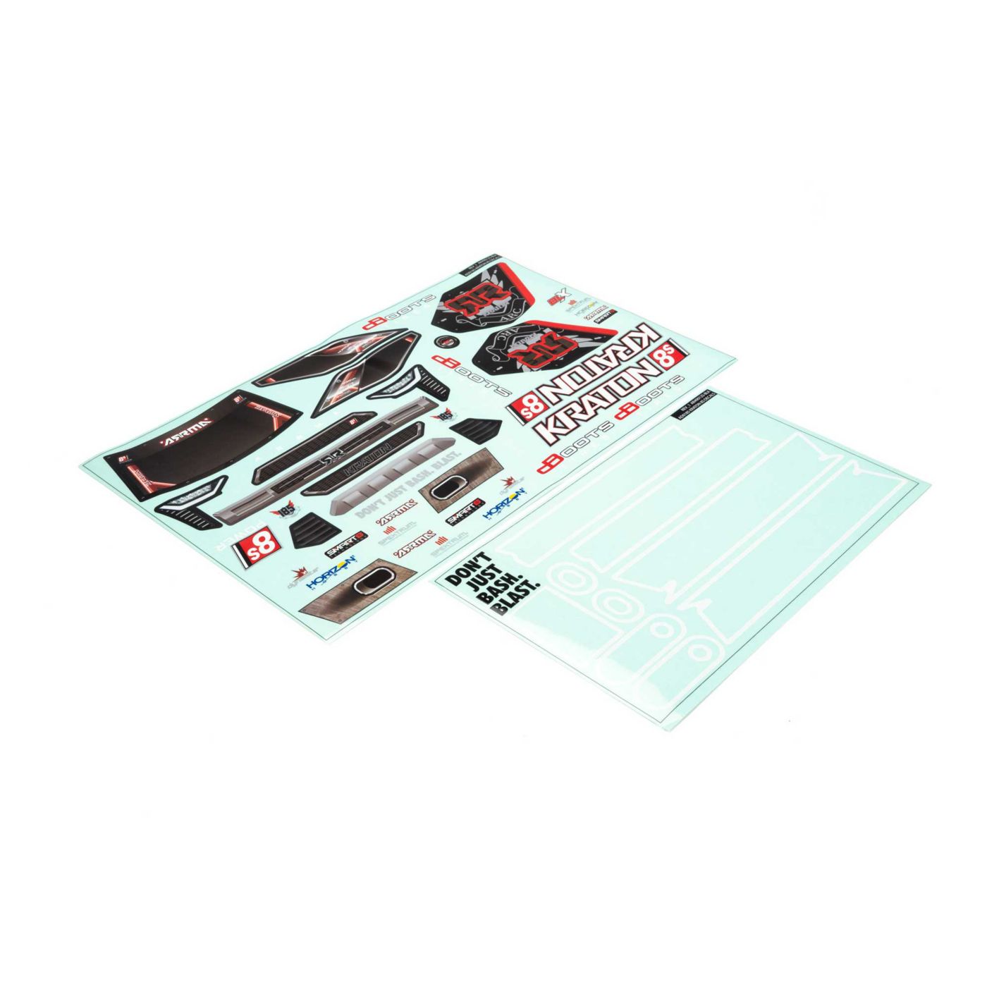 Kraton 8S Clear Bodyshell (Inc. Decals) Kraton 8S Clear Bodyshell (Inc. Decals) - Image 1
