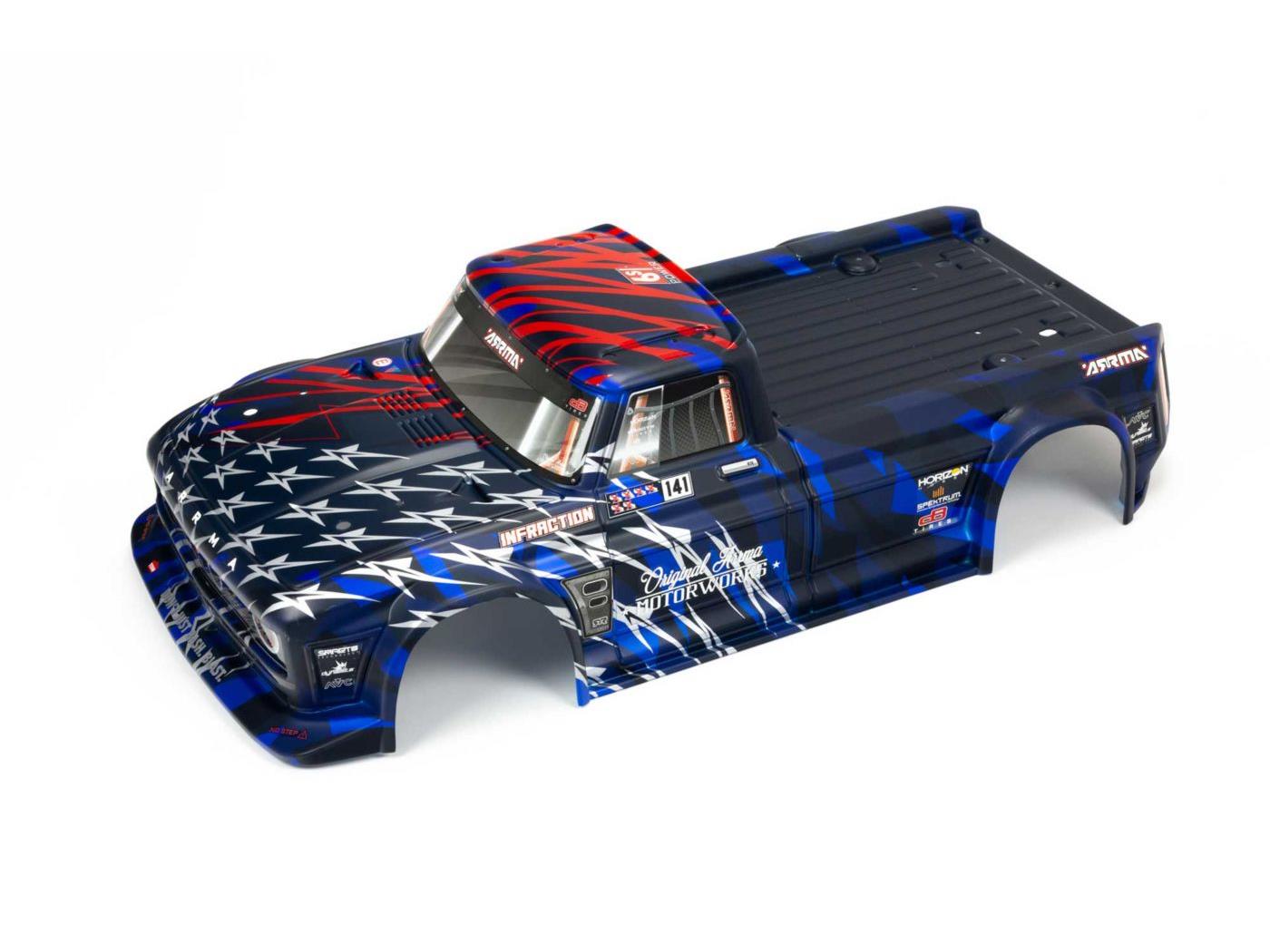 INFRACTION 6S BLX Painted Body Blue/Red INFRACTION 6S BLX Painted Body Blue/Red - Image 1