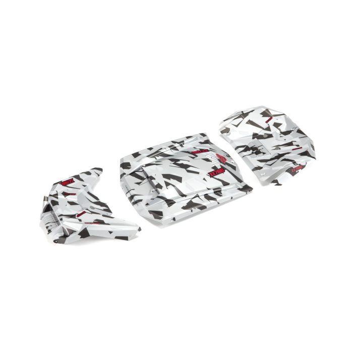 Exterior Body Panels Painted, White Camo: FIRETEAM - Image 1