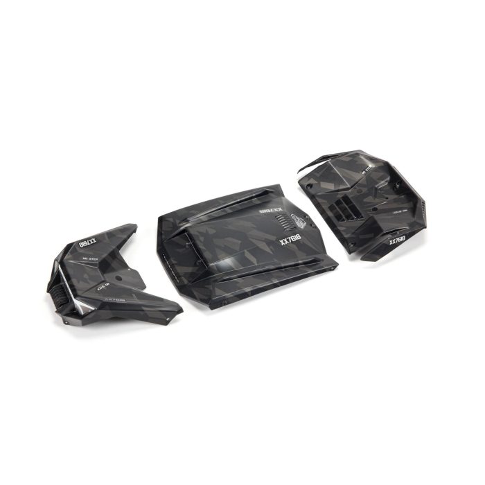 Exterior Body Panels Painted, Black Camo: FIRETEAM - Image 1