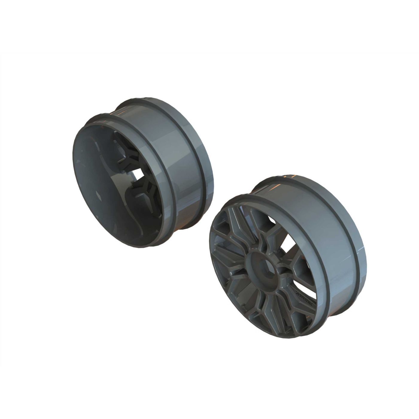 1/8 Buggy Wheel 17mm Hex Gun Metal (2) 1/8 Buggy Wheel 17mm Hex Gun Metal (2) - Image 1