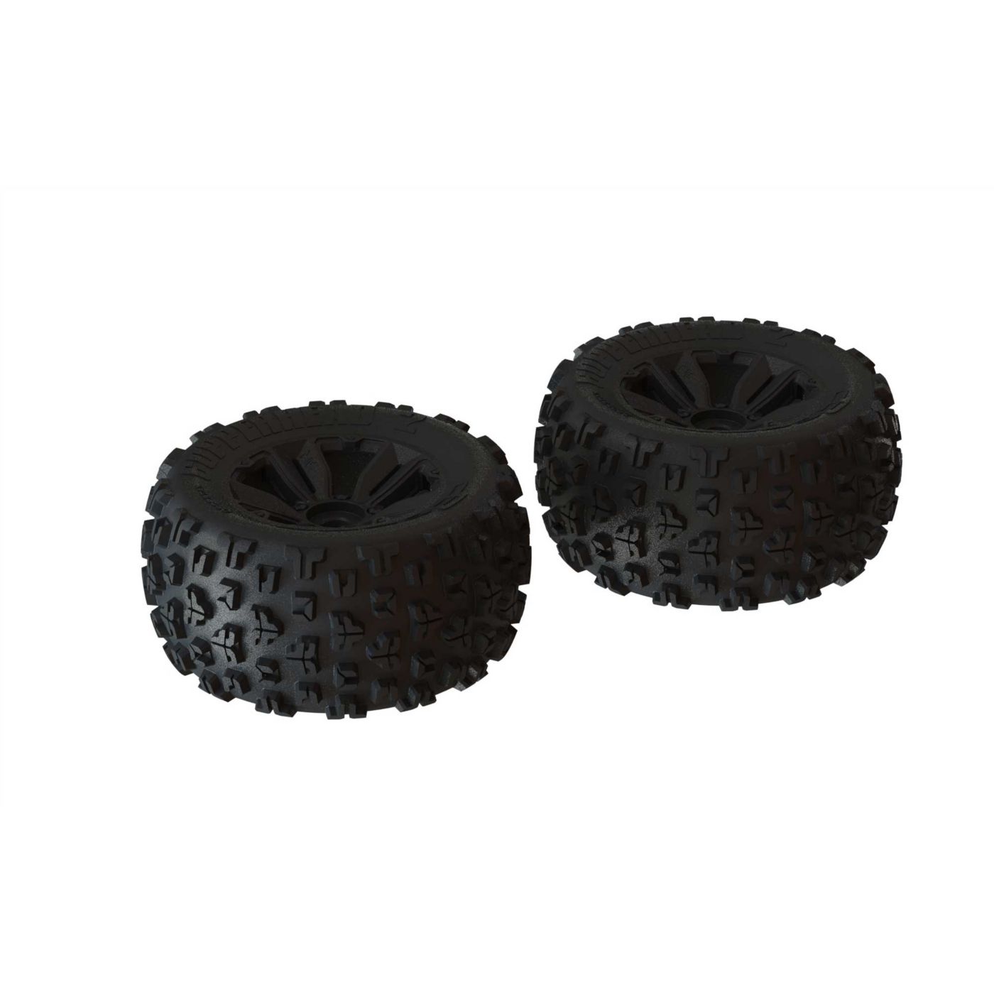 dBoots 'Copperhead2 MT' 6S Tire Set Black 17mm Hex - (2) dBoots 'Copperhead2 MT' 6S Tire Set Black 17mm Hex - (2) - Image 1