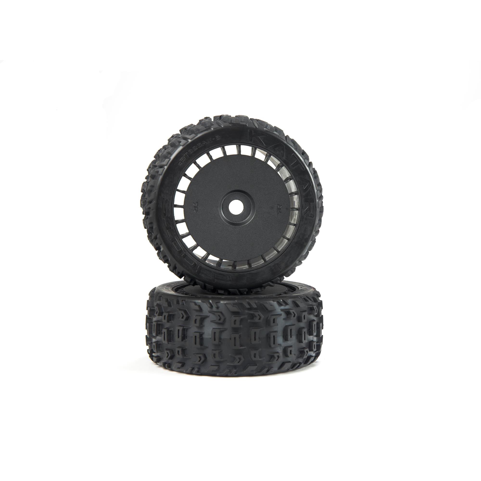 dBoots Katar T Belted 6S Tyre Set Glued (Blk) (2) dBoots Katar T Belted 6S Tyre Set Glued (Blk) (2) - Image 1