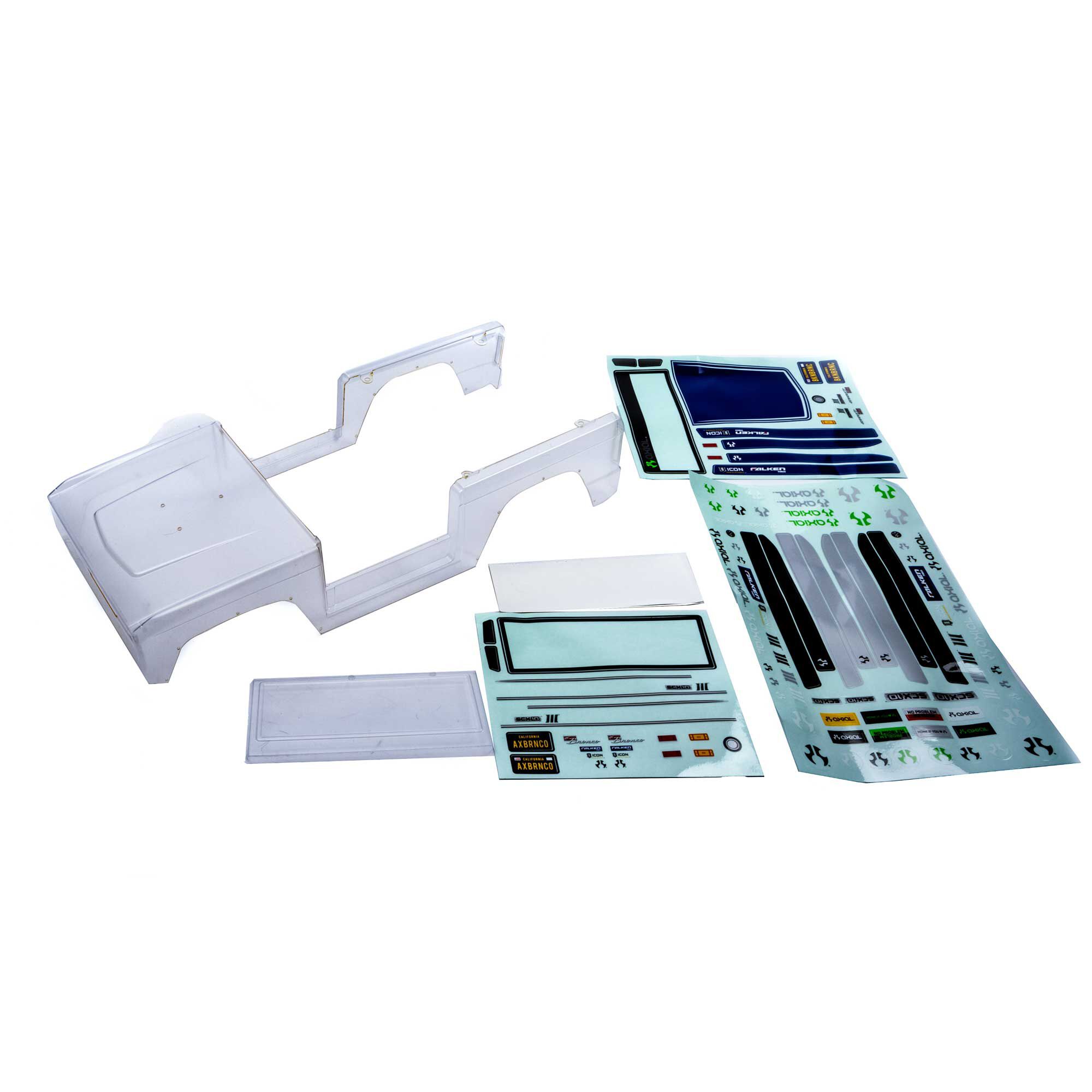 Early Ford Bronco Body Early Ford Bronco Body, Clear: SCX10 III - Image 1