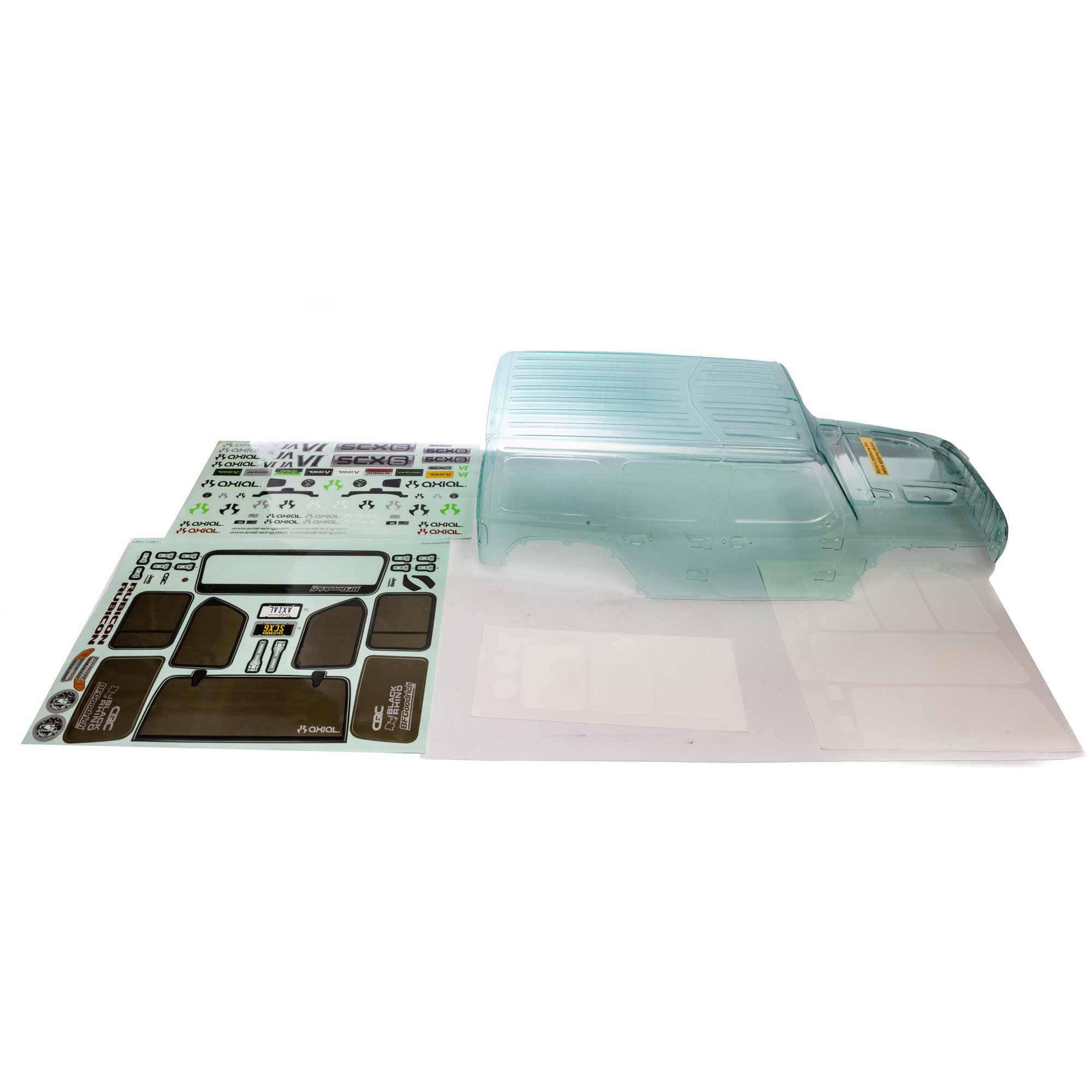 SCX6: Jeep JLU 4dr Wrangler Body (Clear) SCX6: Jeep JLU 4dr Wrangler Body (Clear) - Image 1