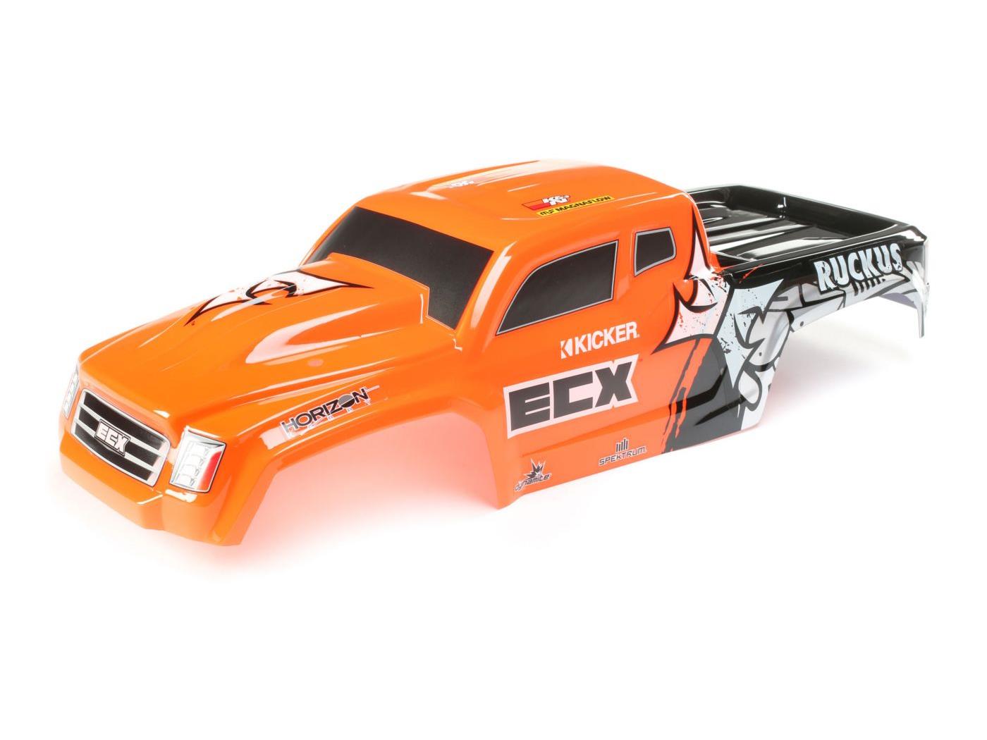 Body Body, Orange: 1:10 2wd Ruckus - Image 1