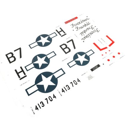 Decal Sheet: P-51 1.0m