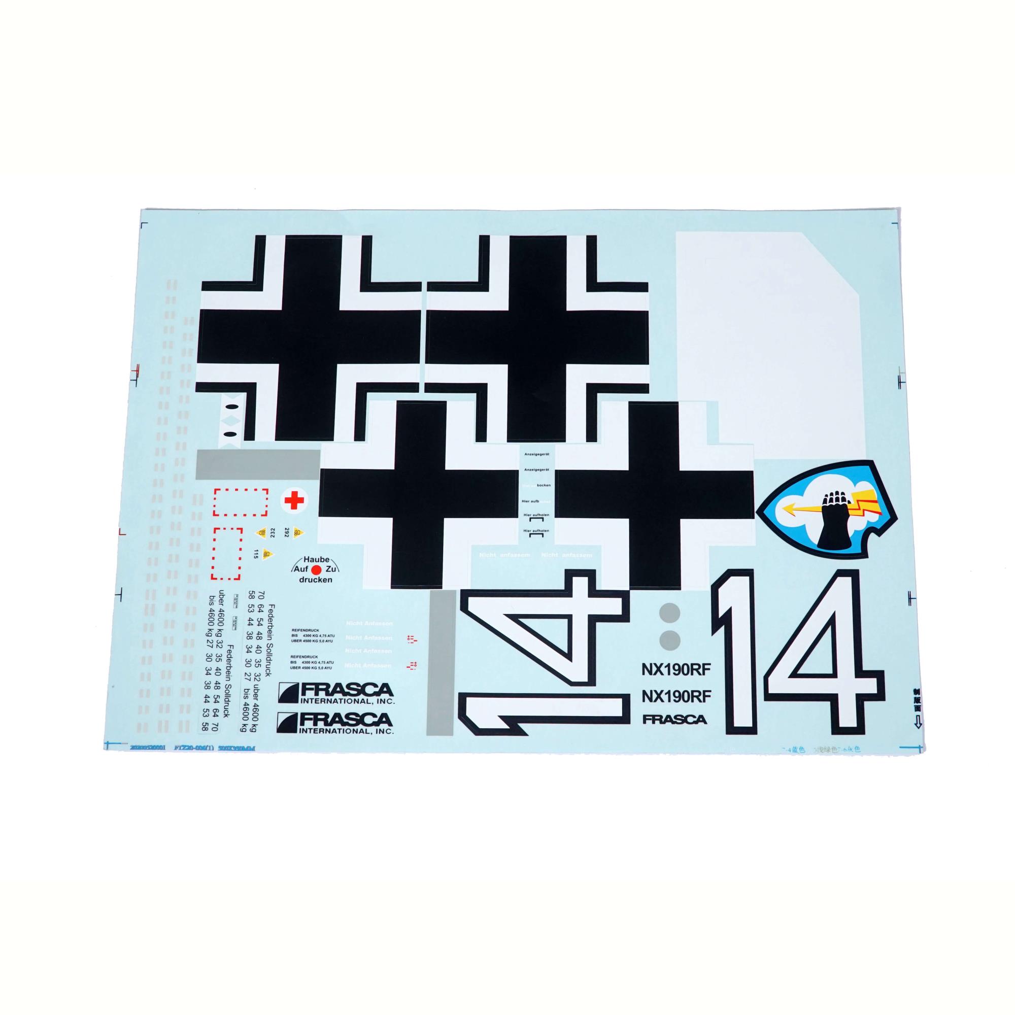Decal Set: Focke-Wulf Fw 190A Decal Set: Focke-Wulf Fw 190A - Image 1