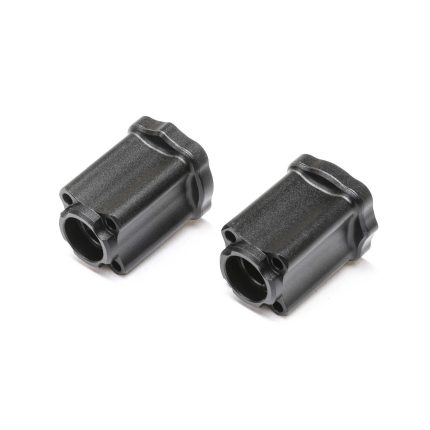 Aluminum Axle Mount Rear, 0deg, Black: Mini LMT