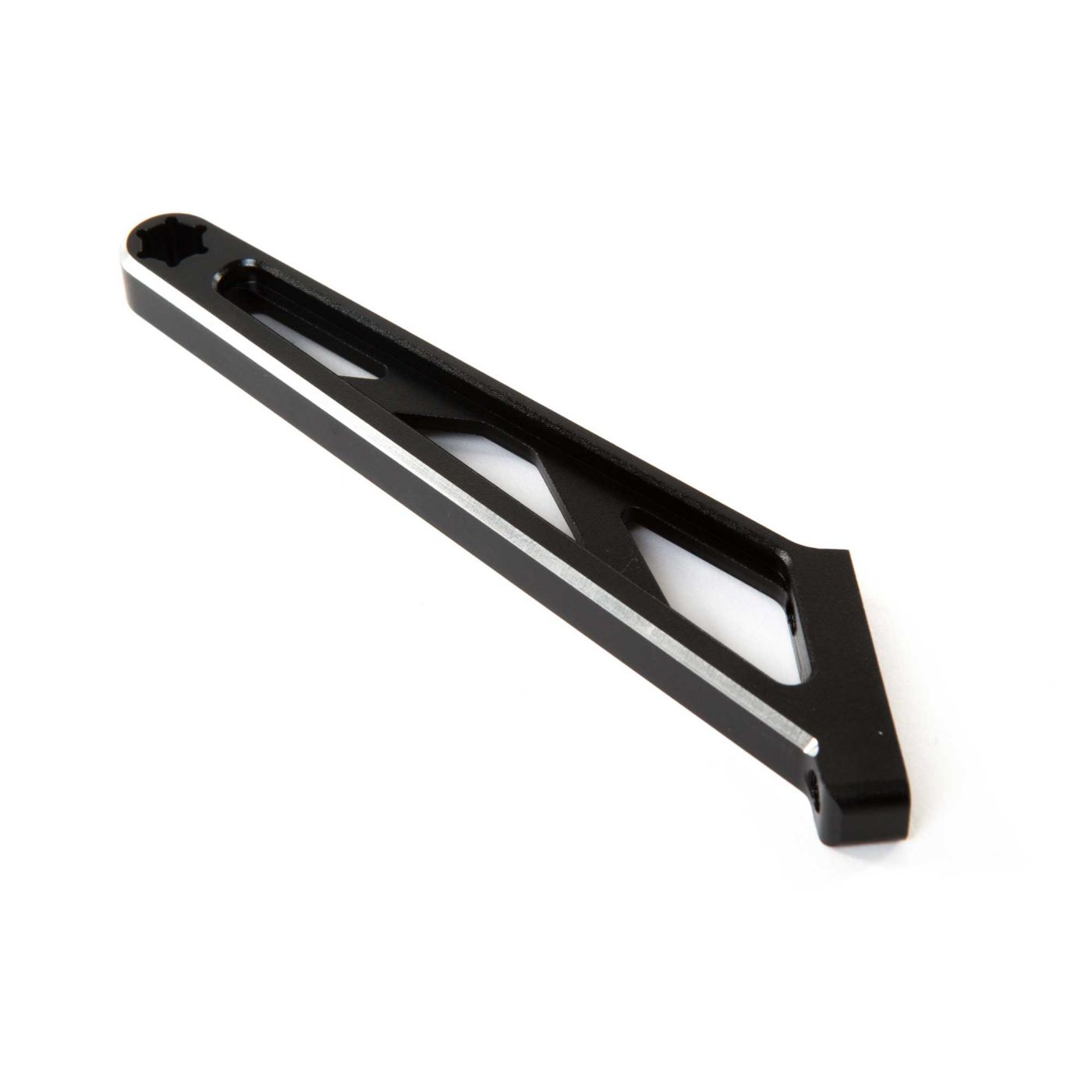 Chassis Brace Chassis Brace, Rear, Black, Aluminum: DBXL-E - Image 1