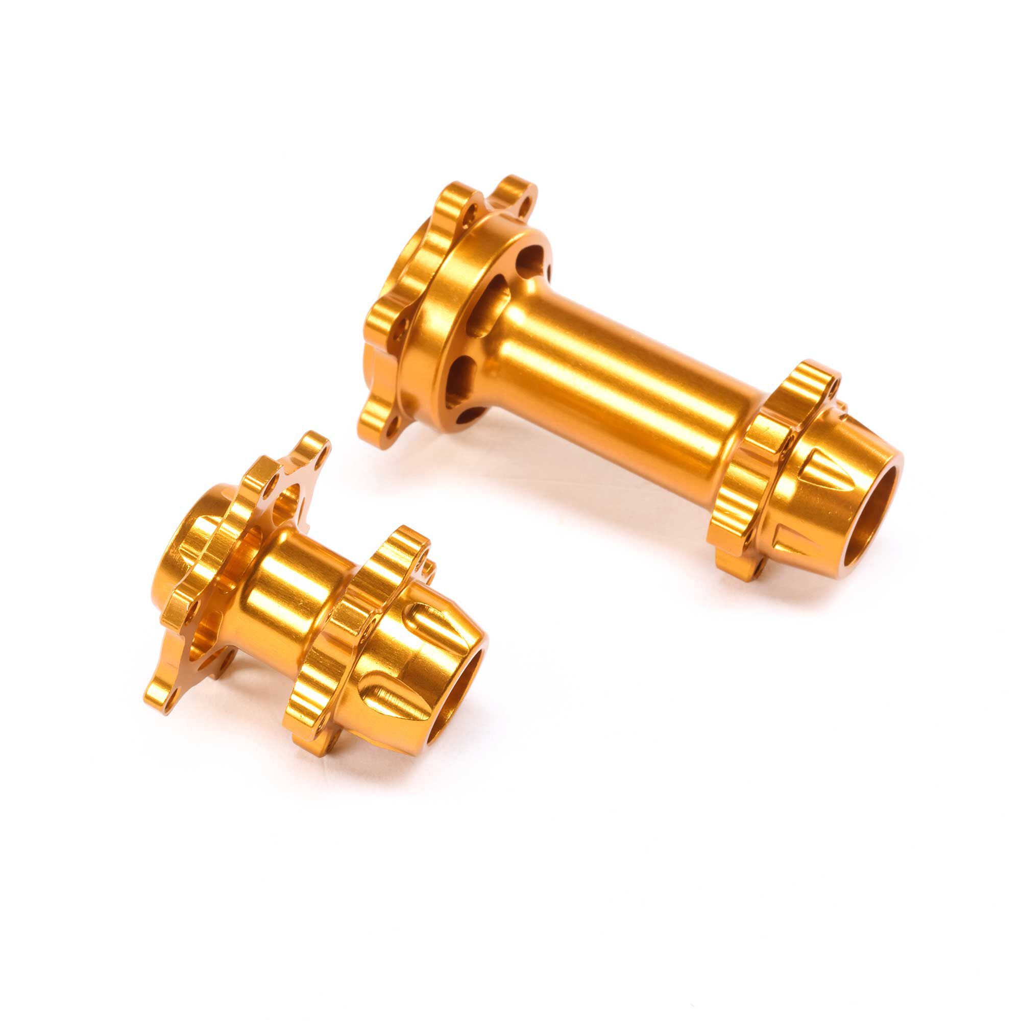 Aluminum Hub Set Aluminum Hub Set, Machined, Gold: Promoto-MX - Image 1