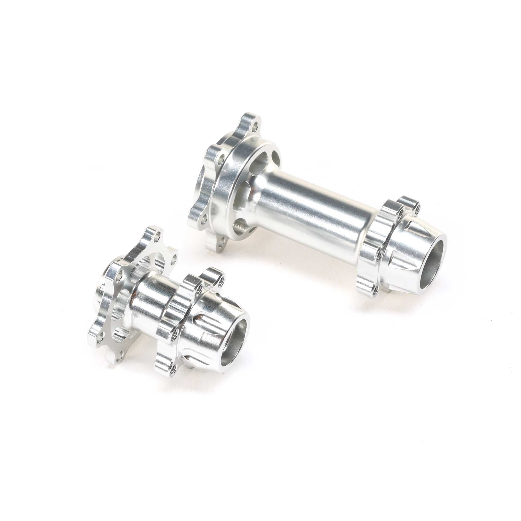 Aluminum Hub Set Aluminum Hub Set, Machined, Silver : Promoto-MX - Image 1