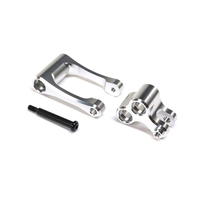 Aluminum Knuckle & Pull Rod, Silver: Promoto-MX - Image 1