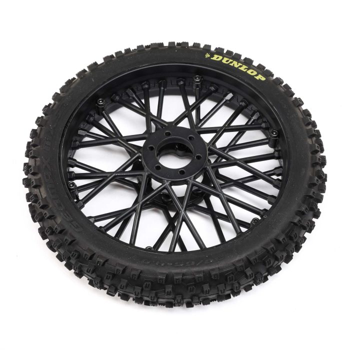 Dunlop MX53 Front Tire Mounted, Black: Promoto-MX - Image 1