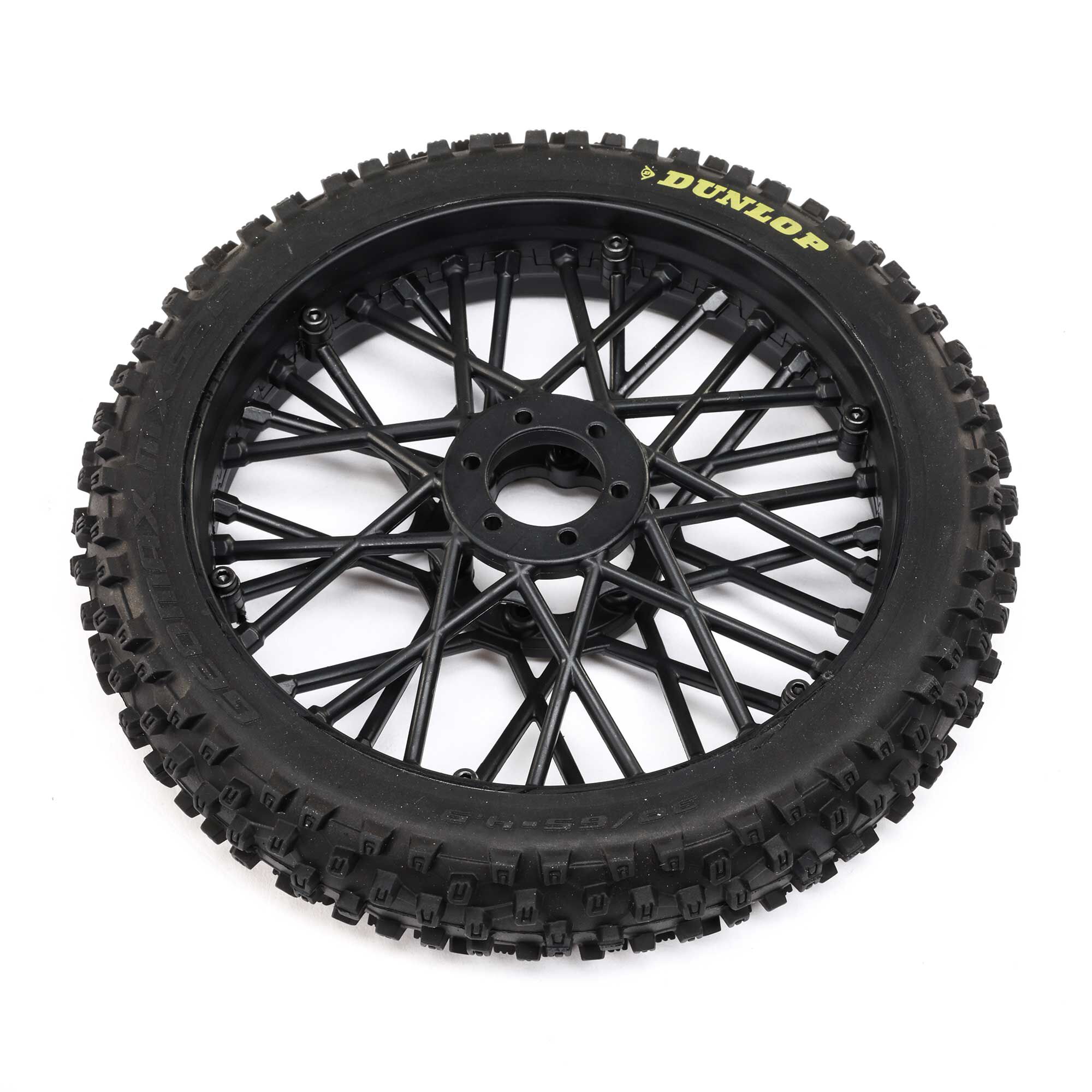 Dunlop MX53 Front Tire Mounted Dunlop MX53 Front Tire Mounted, Black: Promoto-MX - Image 1