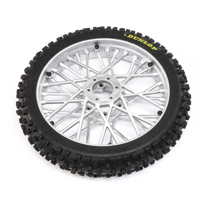Dunlop MX53 Front Tire Mounted, Chrome: Promoto-MX - Image 1