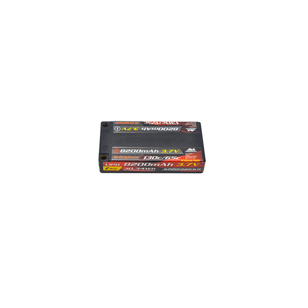 Arrowmax Lipo 8200mAh 1S 3.7V - 65/130C AM700305