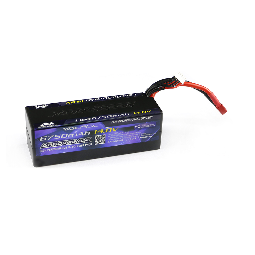 AM Lipo 6750mAh 4S - 14.8V 55C/110C AM700503
