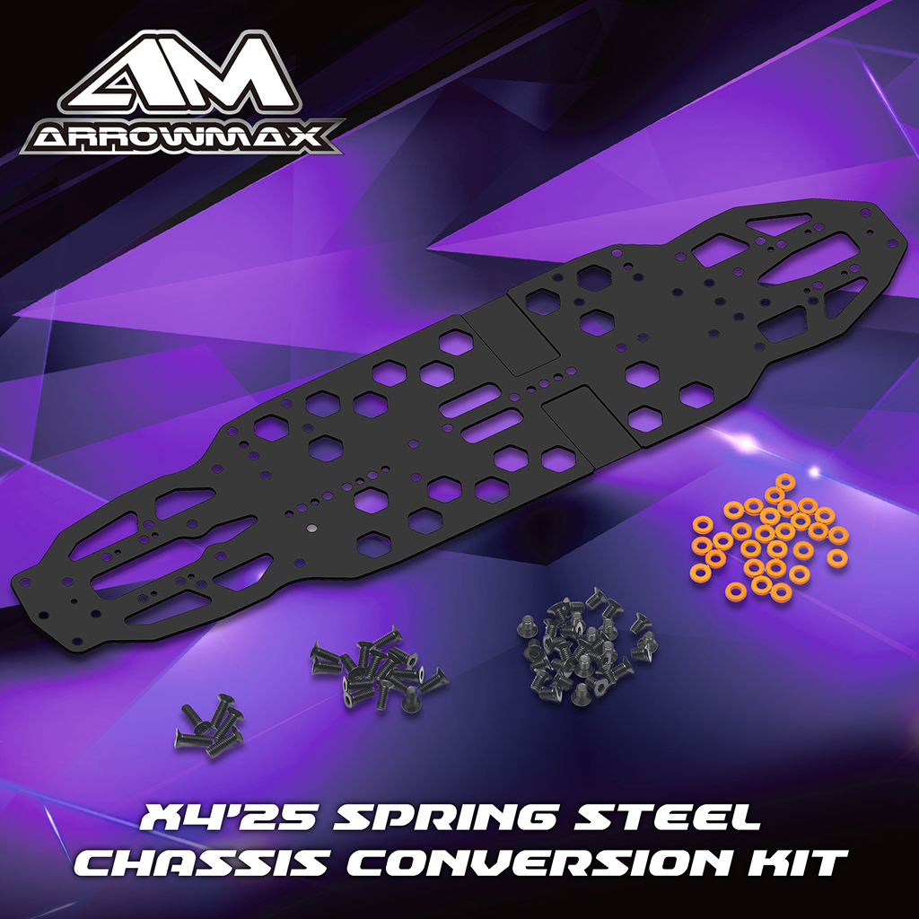 Xray X4'25 Spring Steel Chassis Conversion Kit AM950051