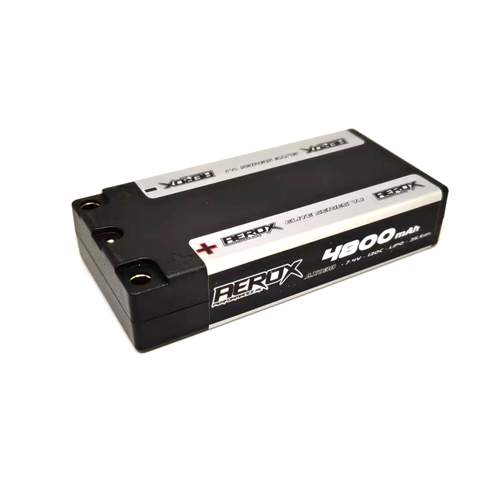 AEROX ELITE LiPo 4800mAh Shorty 7.4v 130C 20mm AX038