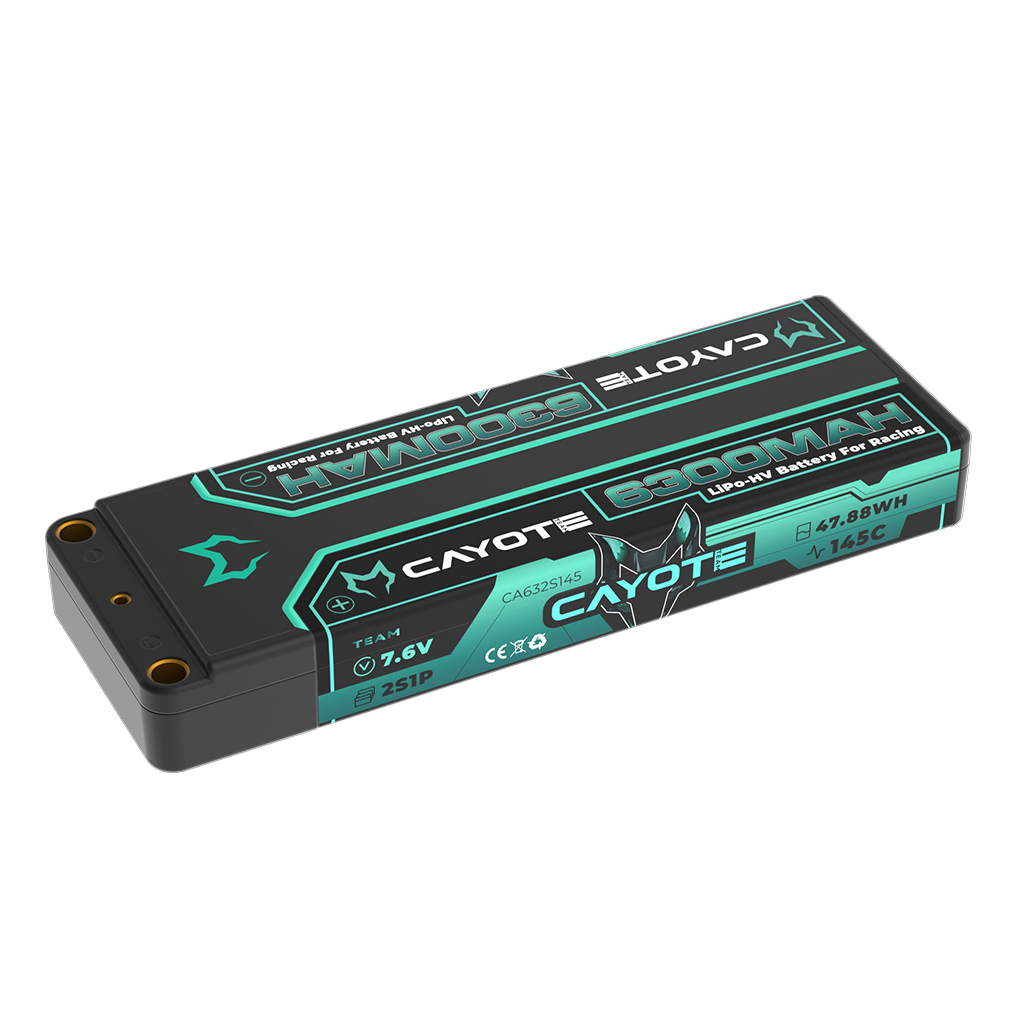 CAYOTE LiPo 6300mAh HV Stick 7.6v 18.4mm 226g CA632S145