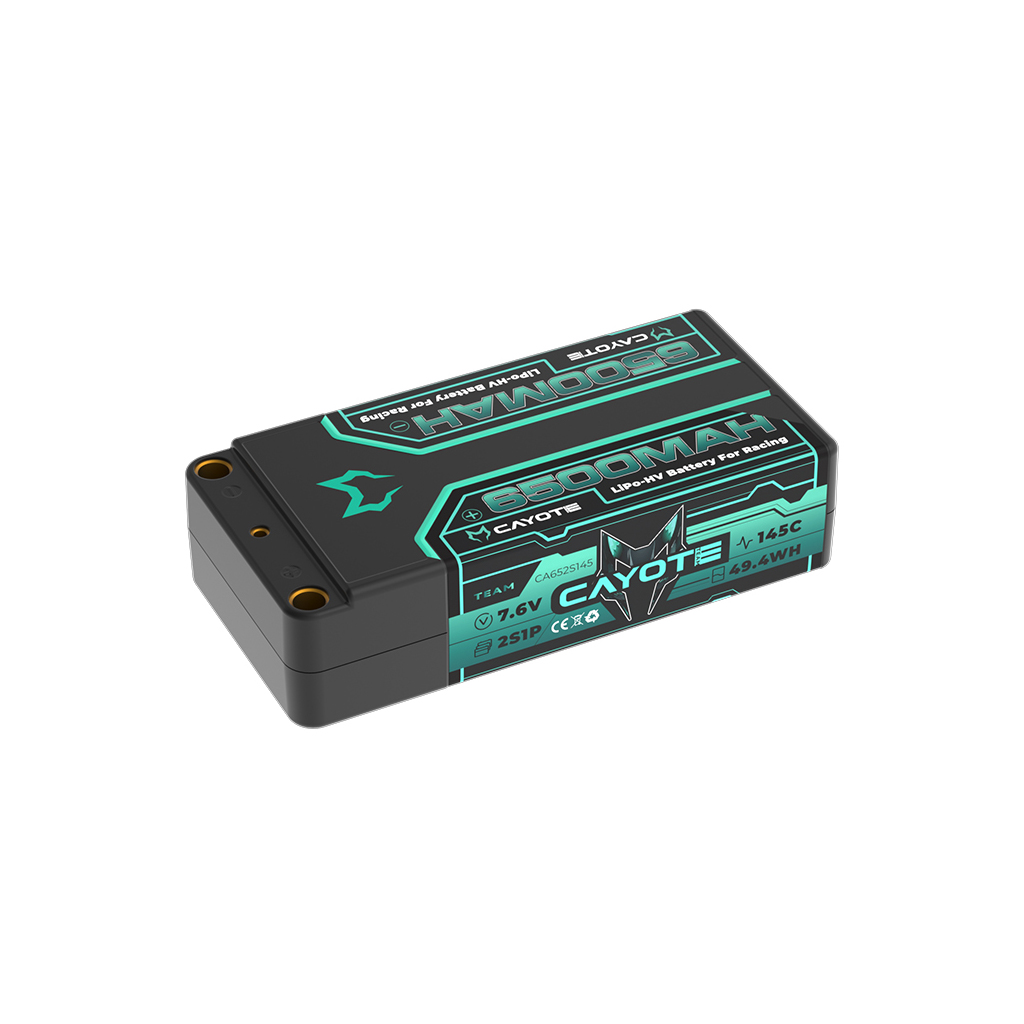 CAYOTE LiPo 6500mAh HV Shorty 7.6v 24.8mm 228g CA652S145
