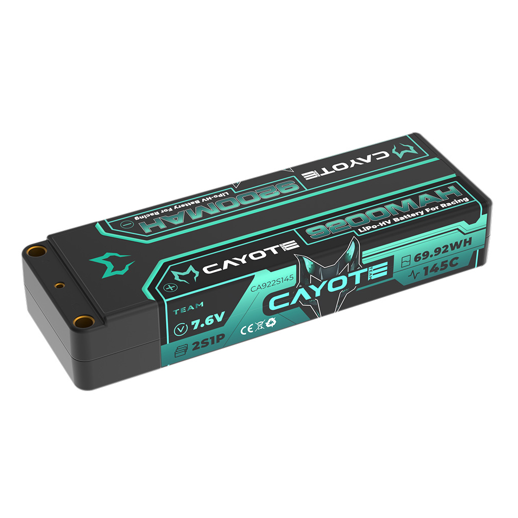 CAYOTE LiPo 9200mAh HV Stick 7.6v 24.9mm 319g CA922S145