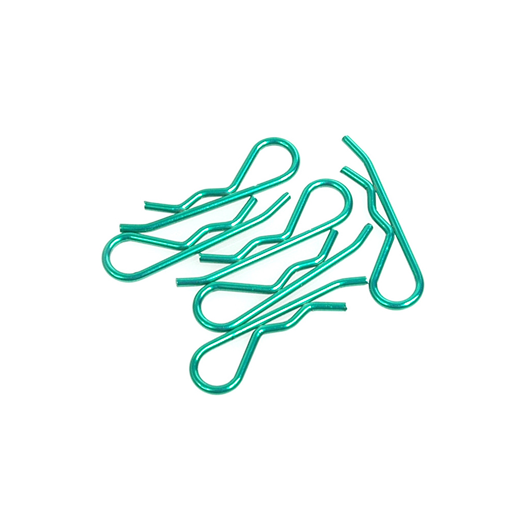 Body Clip 1/8 - Metallic Green (6) CR096