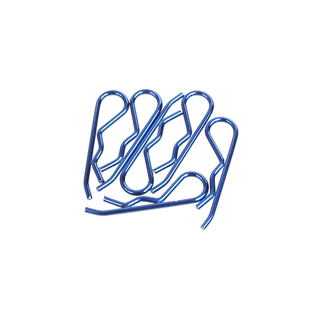 Body Clip 1/8 - Metallic Blue (6) CR098