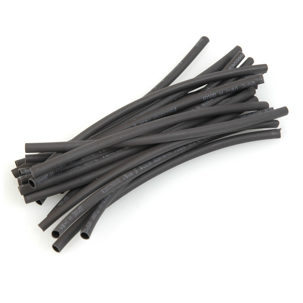 Heatshrink 2.0mm dia Black - 20pcs CR120