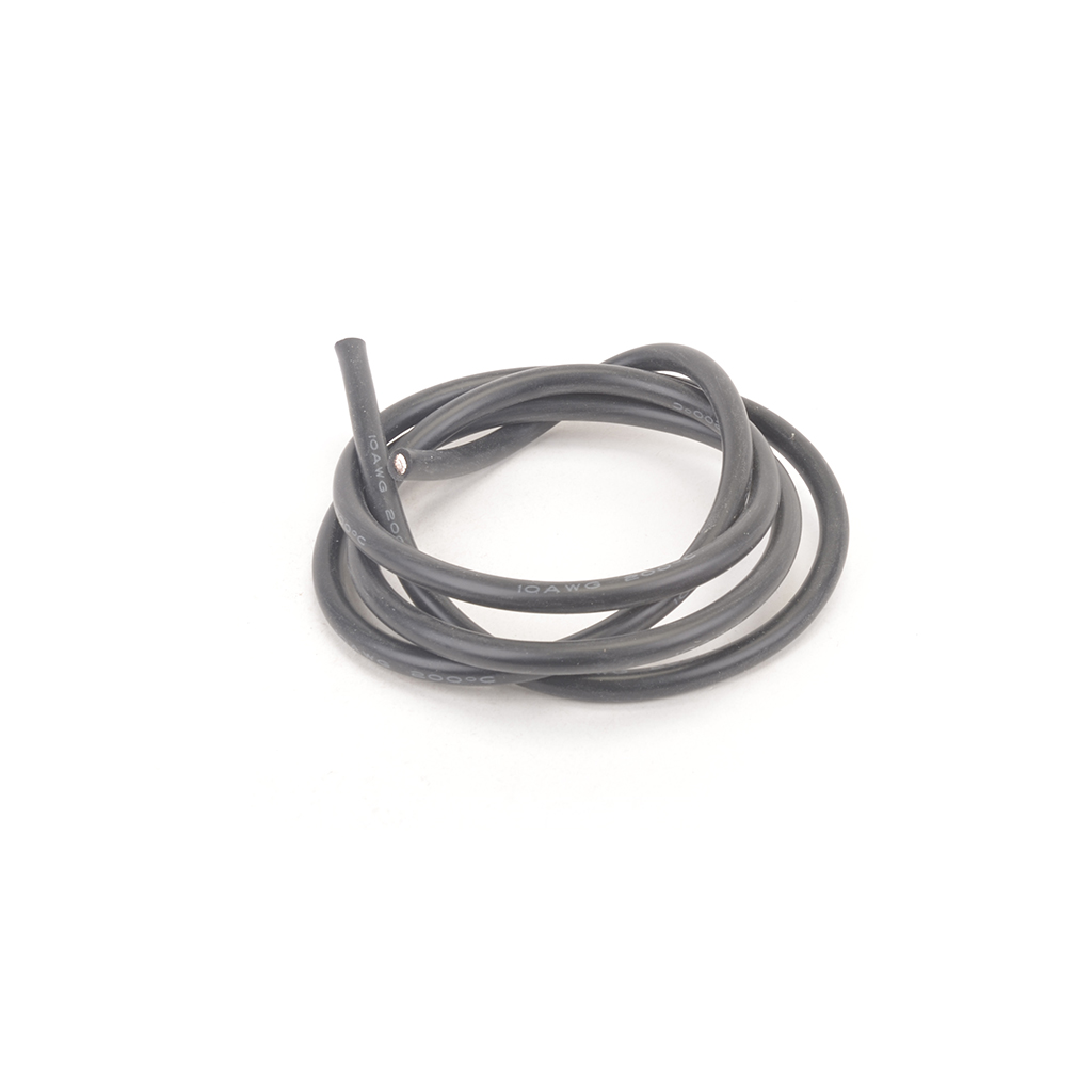 10AWG Silicon Wire - Black - 1 Metre CR768