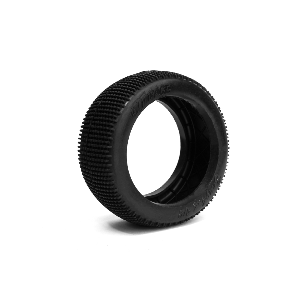 HOT RACE 1/8 BUGGY TYRES BANGKOK WHITE - pr HR001-0161
