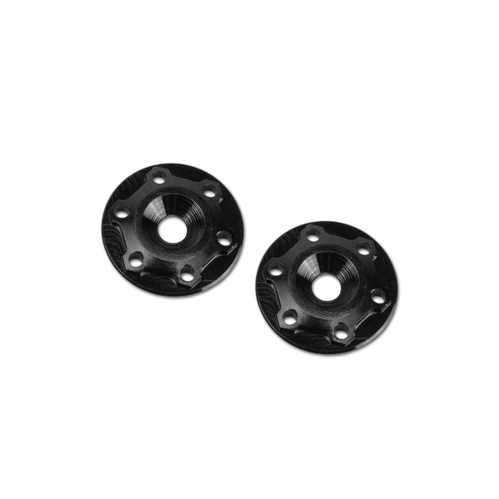 Finnisher - 1/8th Alloy Wing Button - Black JC2214-2