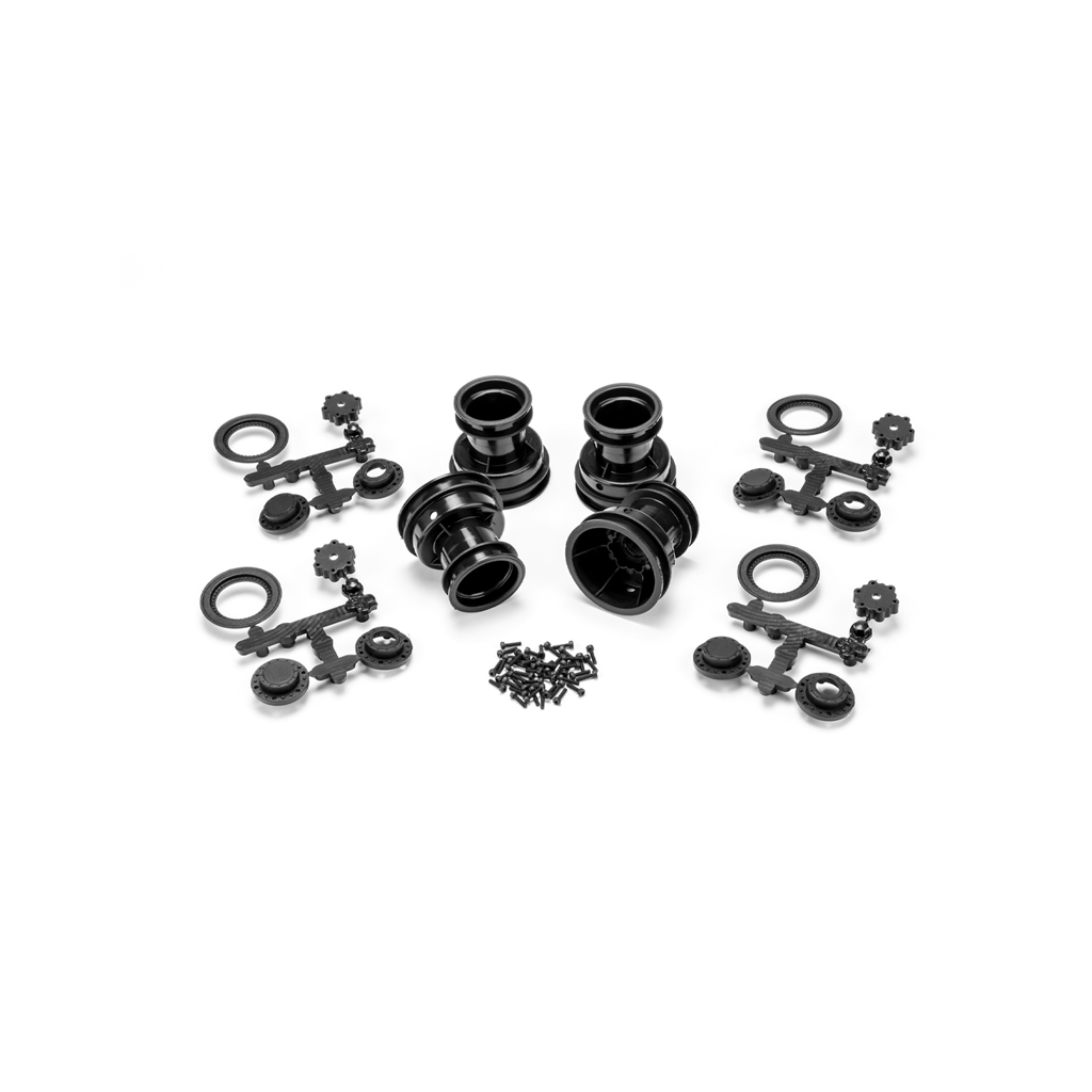 Mini Tribute Wheel 4pc - Black JC3455B