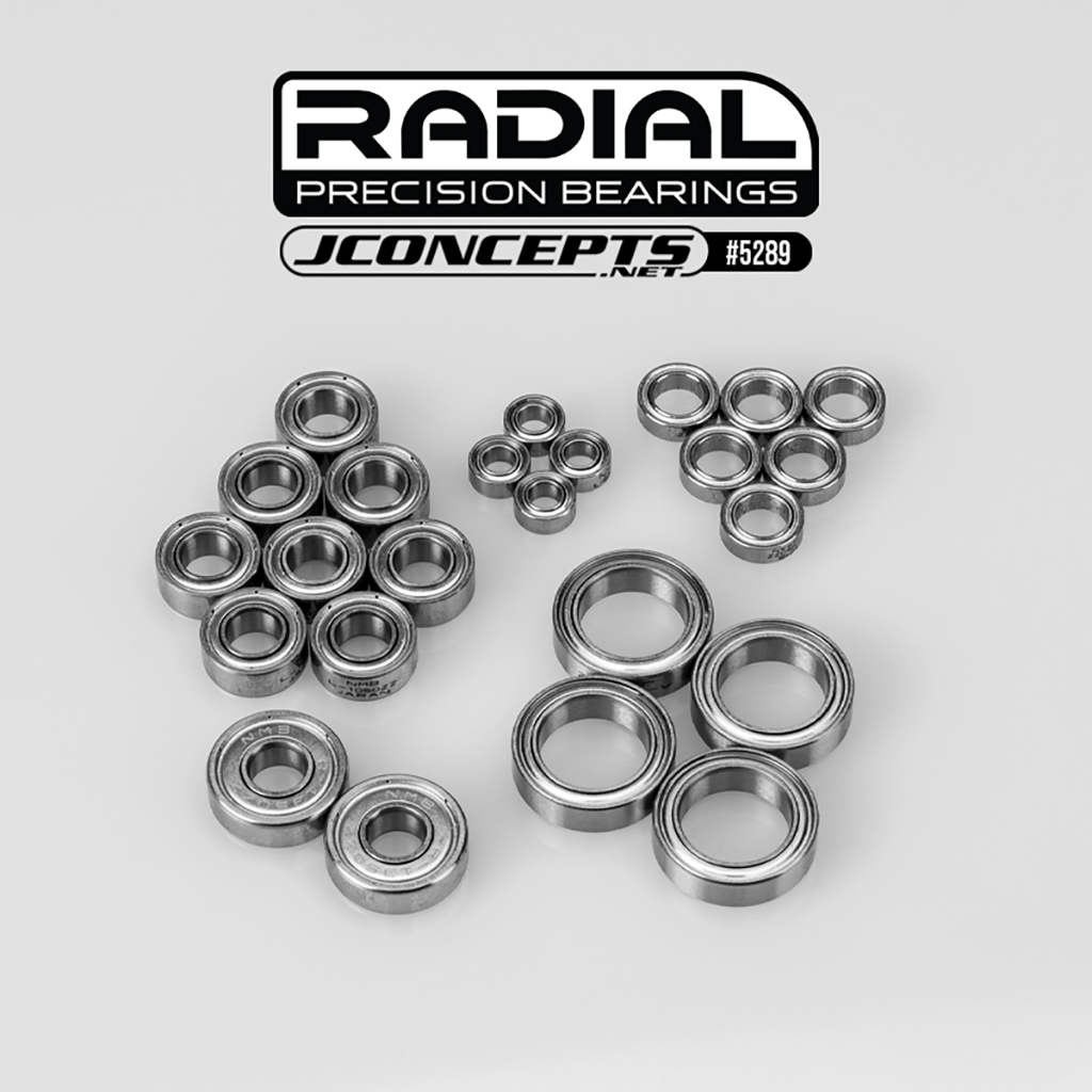 TLR 22X DC | 22X AC Radial NMB Bearing Set 24pc JC5289